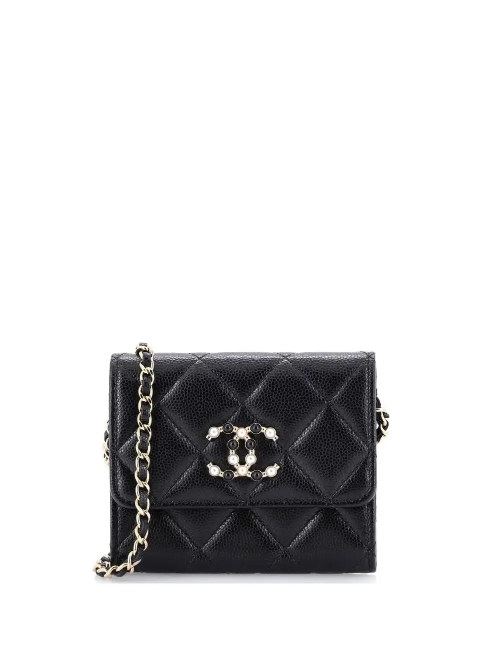 Chanel Coco Candy Card Holder On Chain #252863C18B